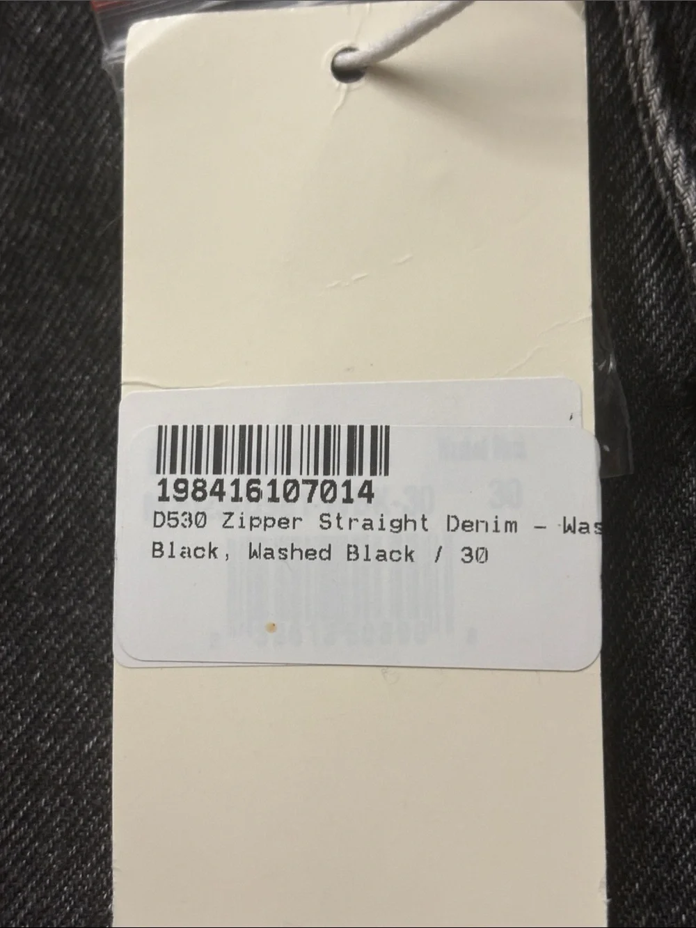 MNML black denim Jeans - Classic Straight Fit 30
